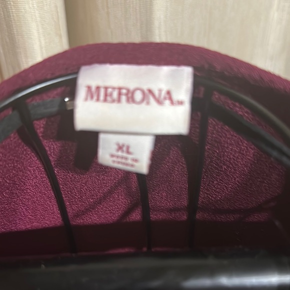 Merona Maroon Dress Size XL - Picture 5 of 8